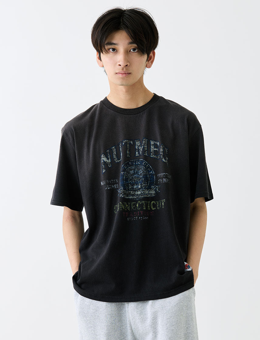 製品ヴィンテージ加工 カレッジロゴ T｜NUTMEG(ナツメグ)公式