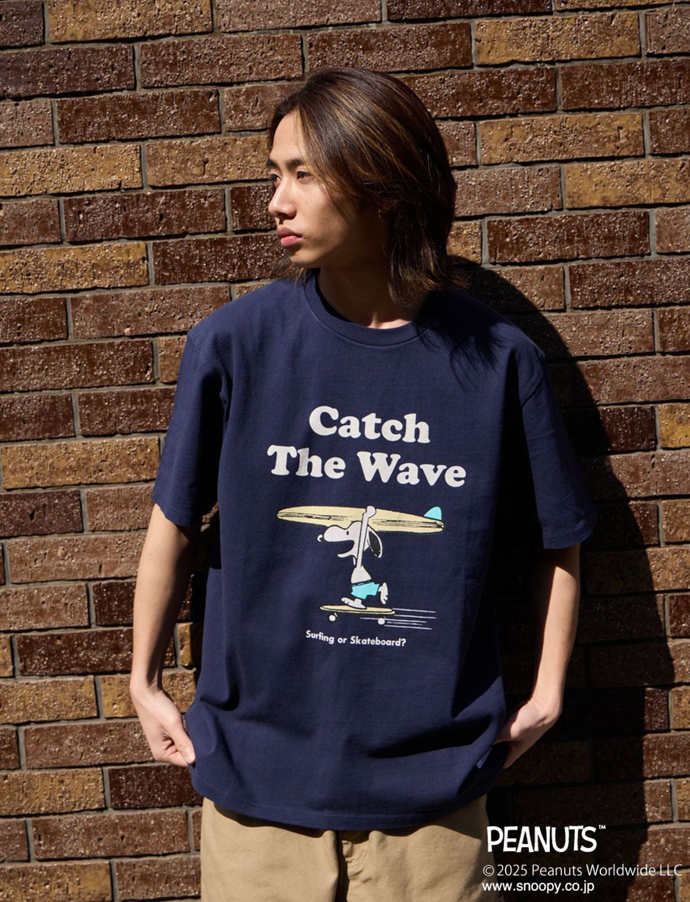 NUTMEG Peanuts Catch The Wave T-Shirt スヌーピー Tシャツ PEANUTS Catch The Wave T|NUTMEG(ナツメグ)公式オンライン