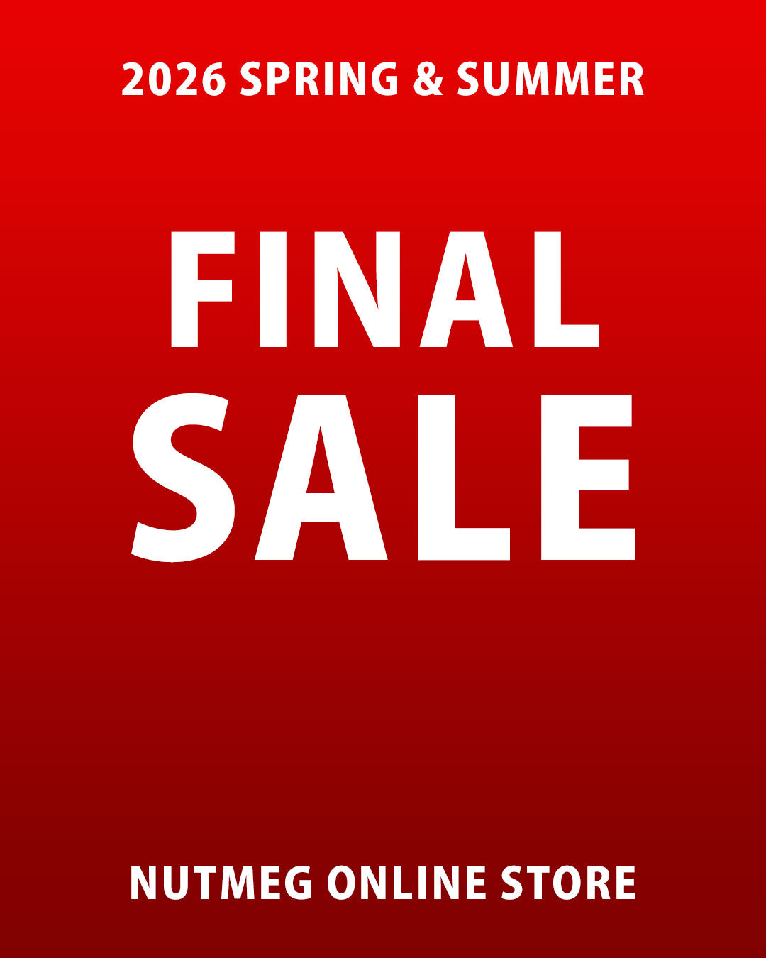 FINAL SUMMER SALE!!