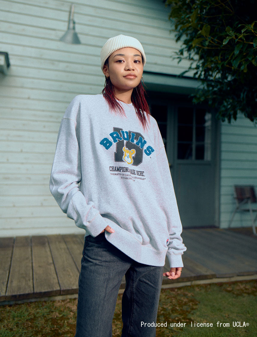 UCLA サガラ刺繍ロゴトレーナー