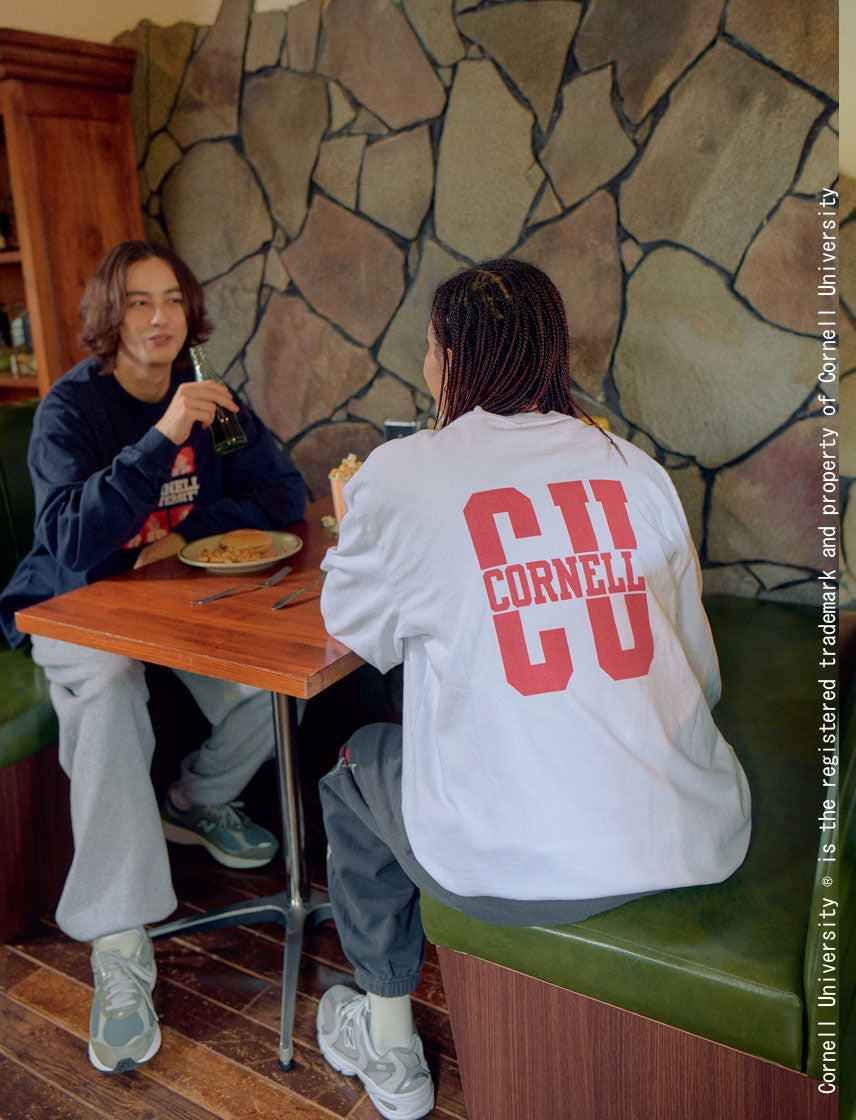 CORNELL カレッジロゴ ロンT