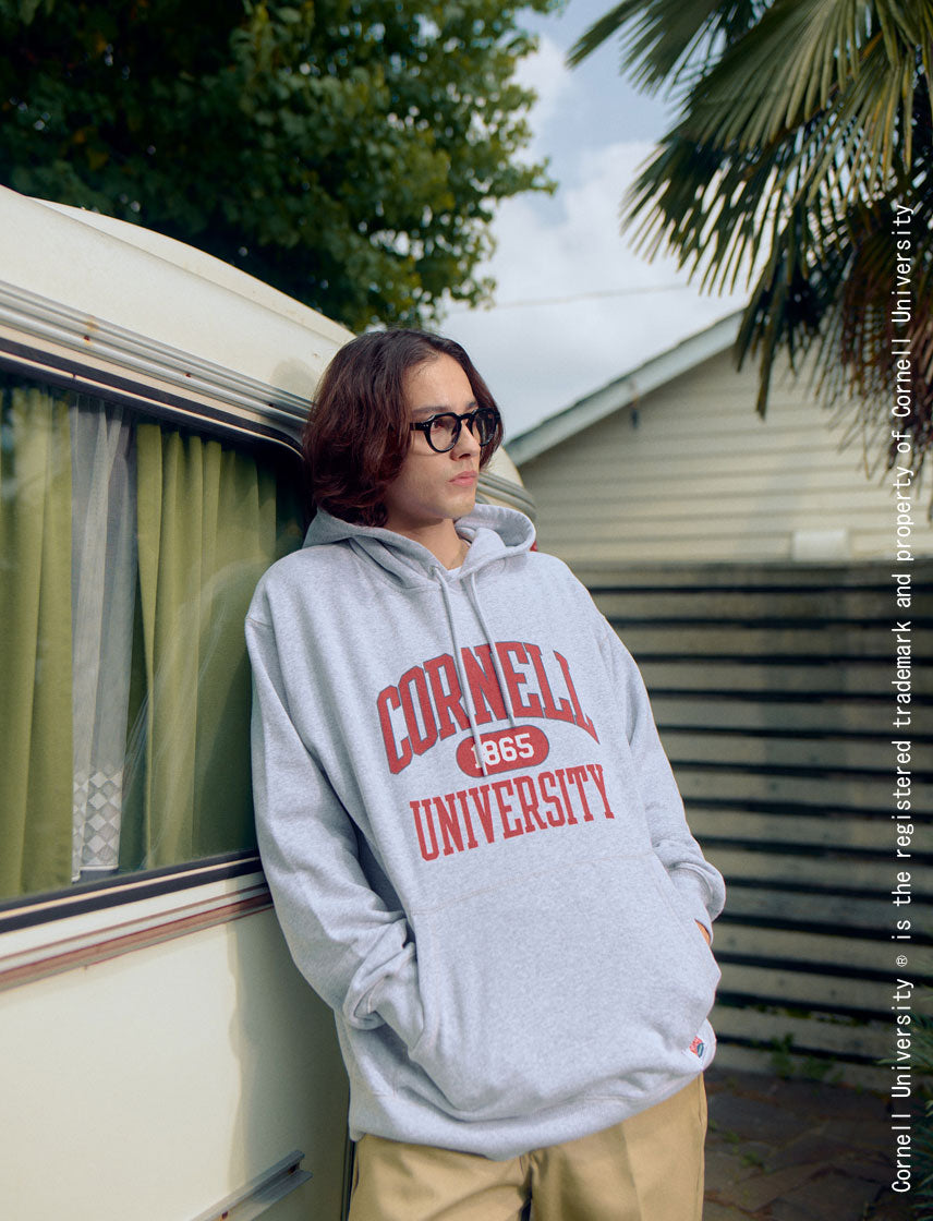 CORNELL アーチロゴ BIGプルパーカー