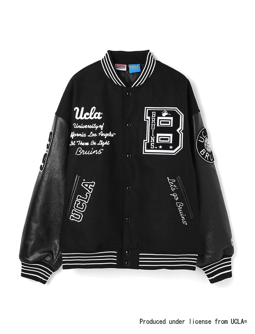 定価以下 新品タグ付SNIDEL UCLA×ナツメグコラボスタジャンBLK 0 SNIDEL(スナイデル)＞アメリカの大学やスポーツチームのライセンス