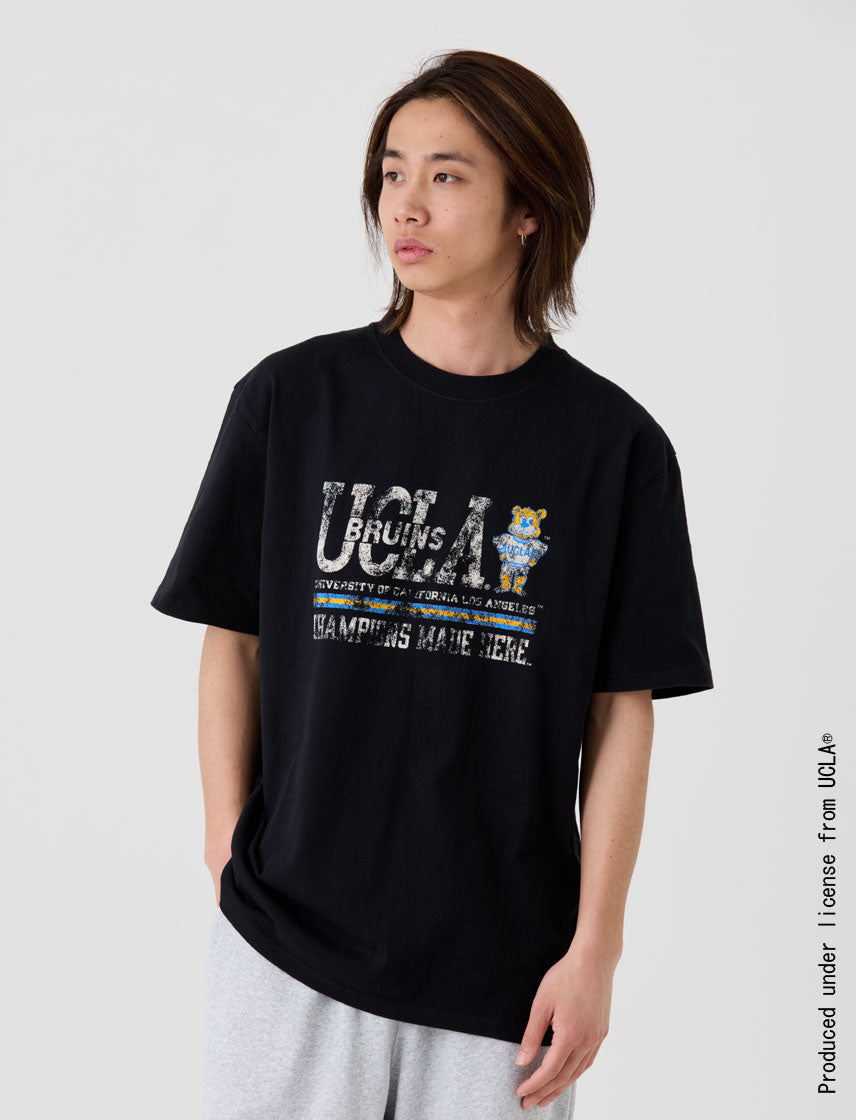 UCLA スローガン レギュラーシルエットT