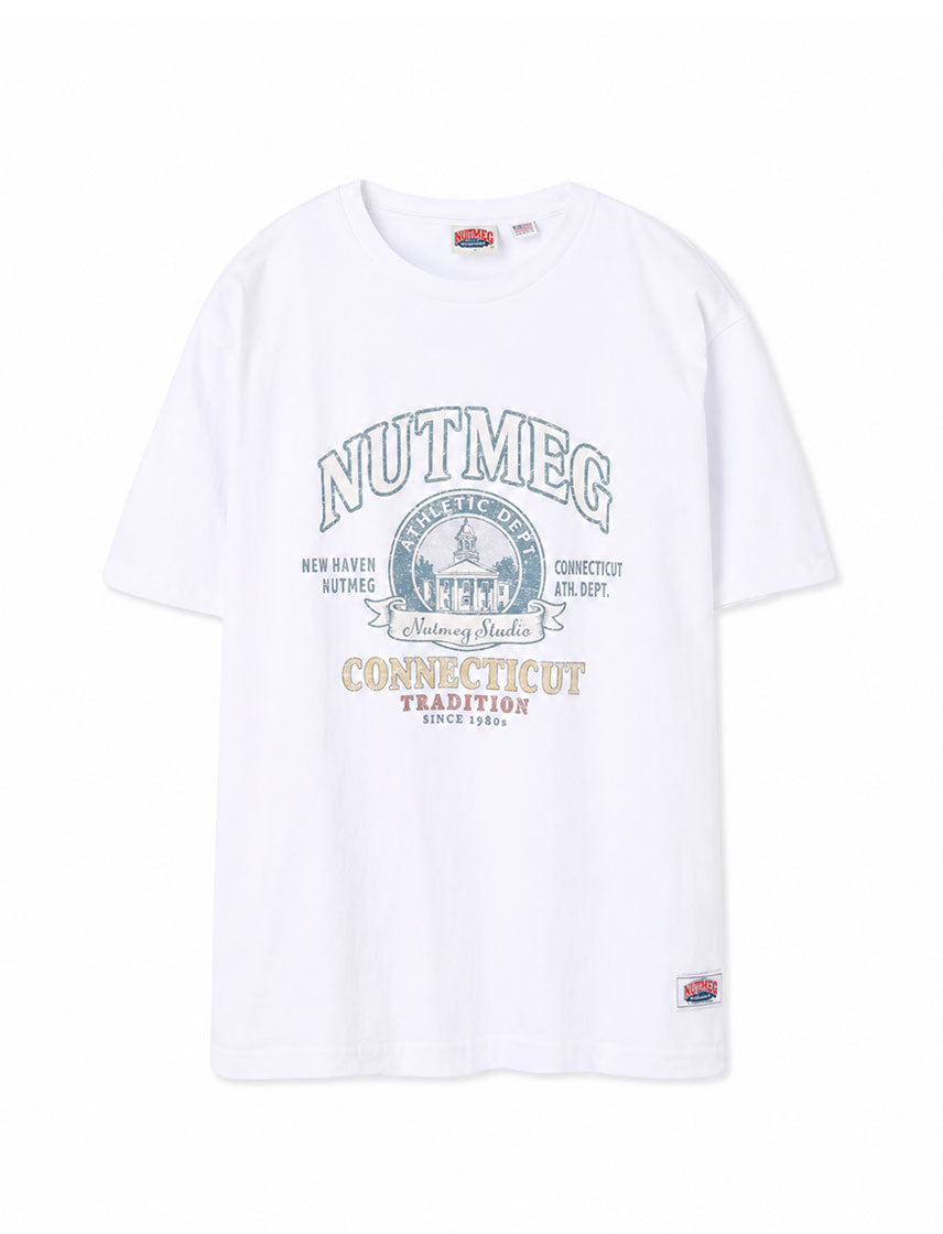 
                  
                    Vintage Processed College Logo T-shirt
                  
                