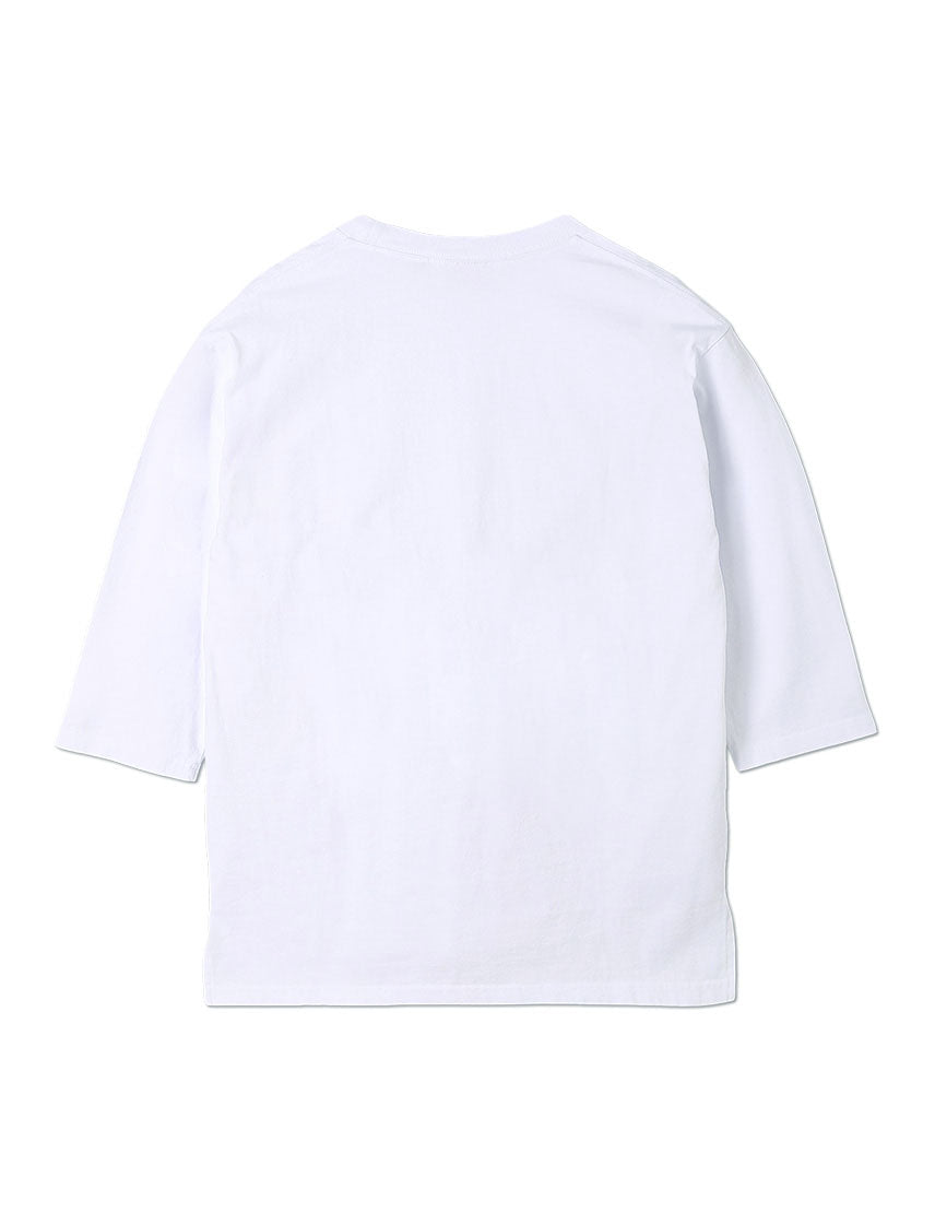 
                  
                    【NUTMEG MILLS】美國棉拼接七分袖T恤
                  
                