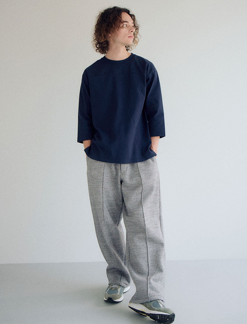 
                  
                    【NUTMEG MILLS】USAコットン切替7分袖T
                  
                
