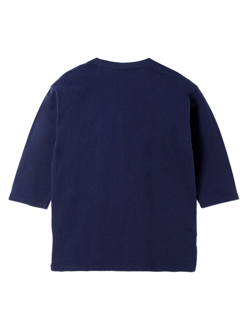 
                  
                    【NUTMEG MILLS】美國棉拼接七分袖T恤
                  
                