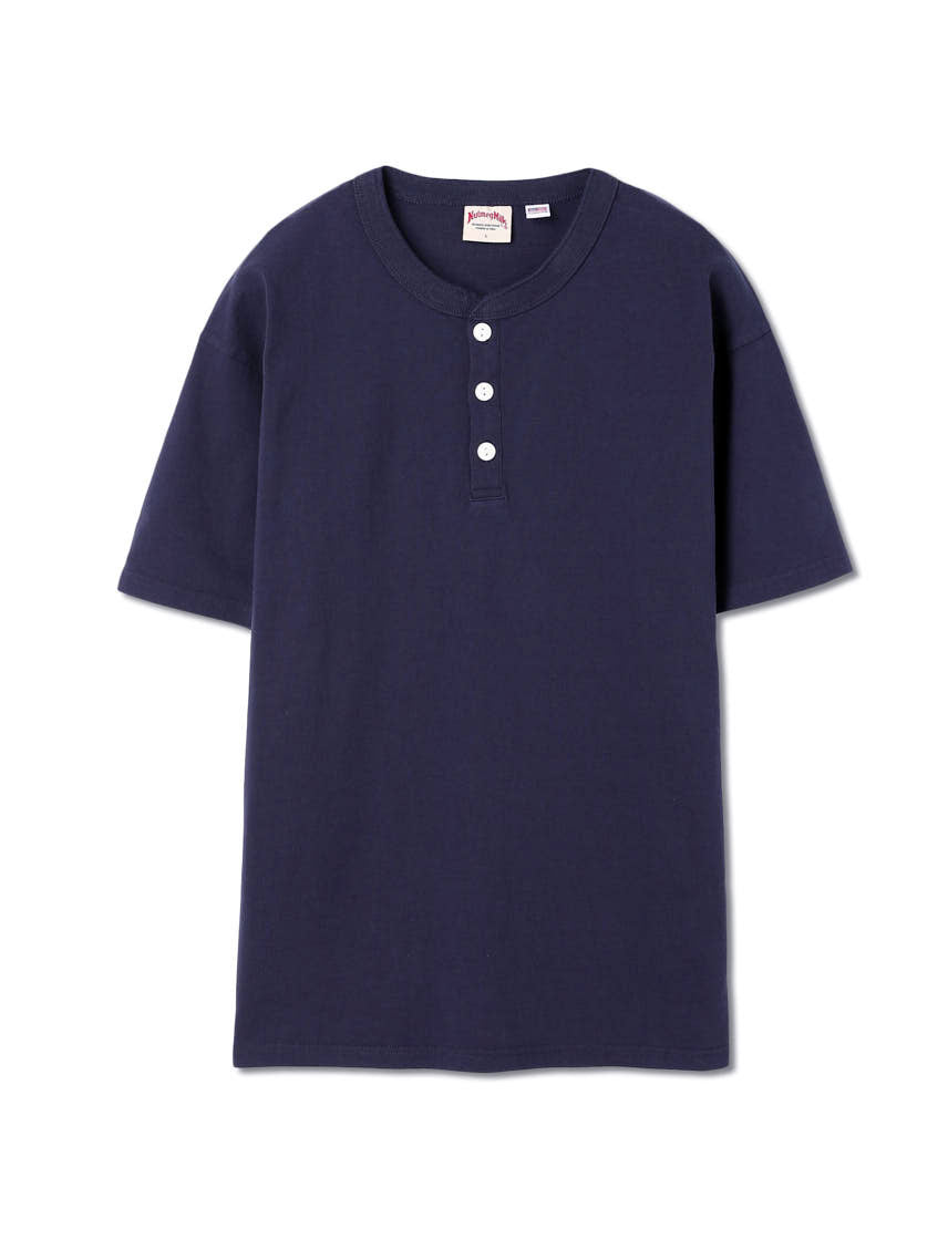
                  
                    [NUTMEG MILLS] USA Cotton Henley Neck T-shirt
                  
                