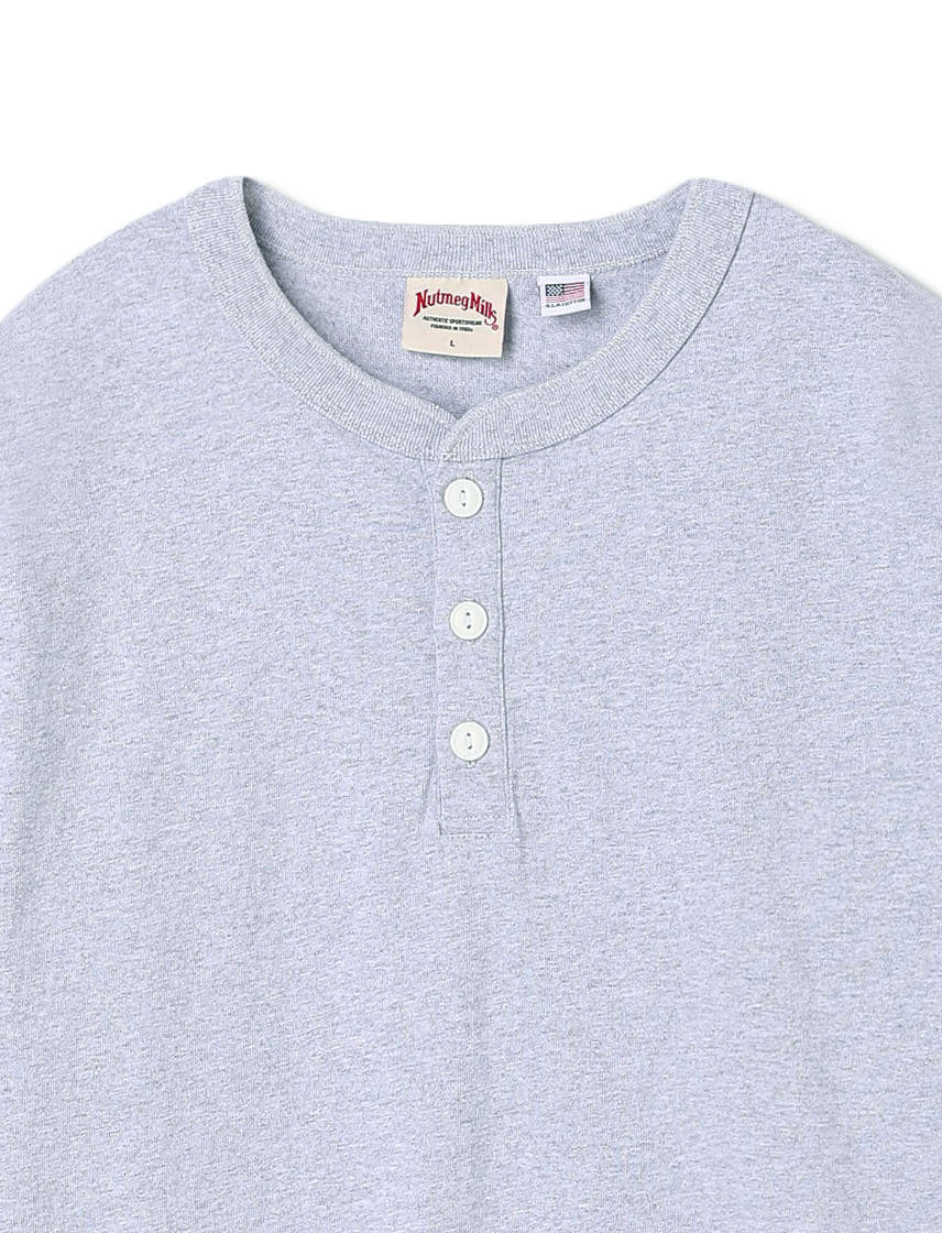 
                  
                    [NUTMEG MILLS] USA Cotton Henley Neck T-shirt
                  
                