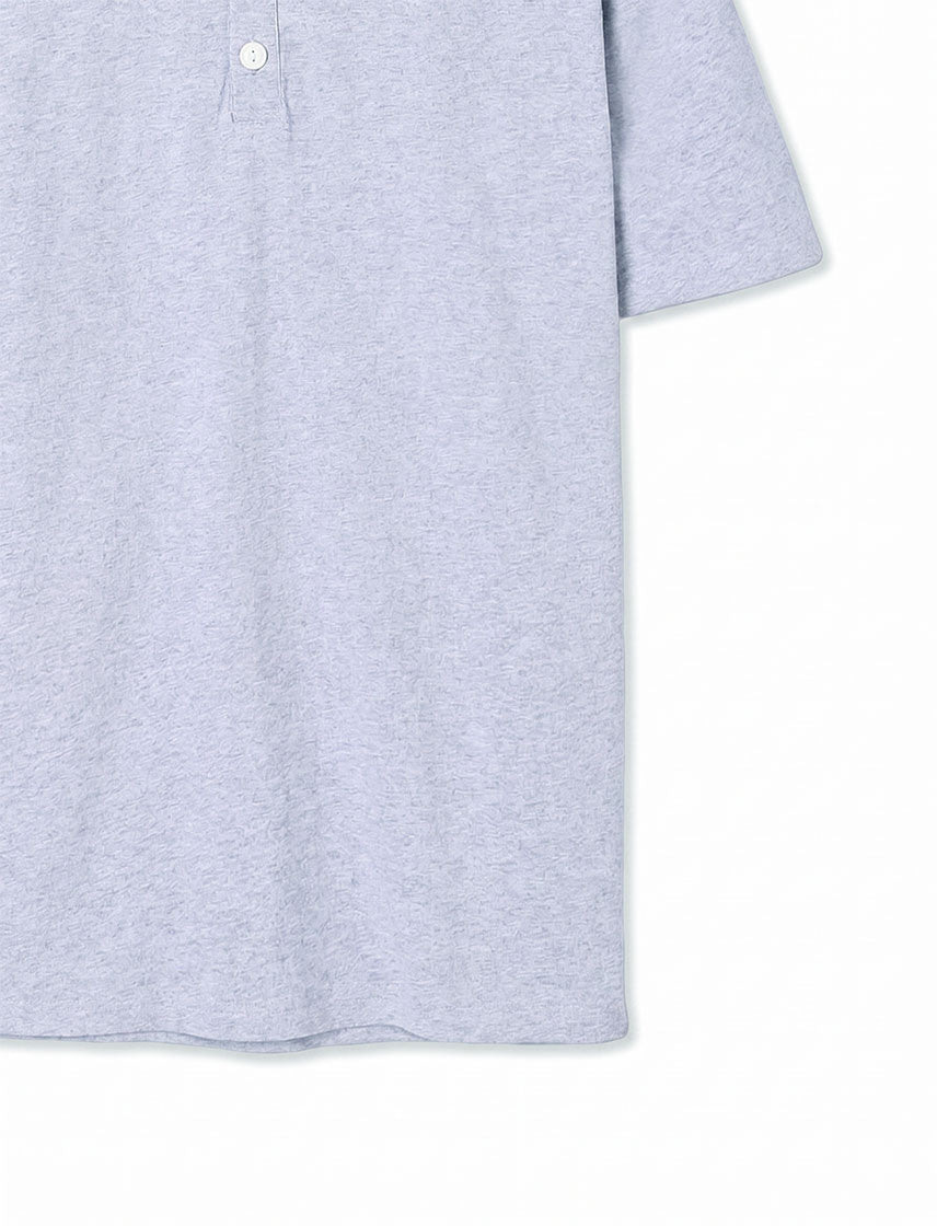 
                  
                    [NUTMEG MILLS] USA Cotton Henley Neck T-shirt
                  
                