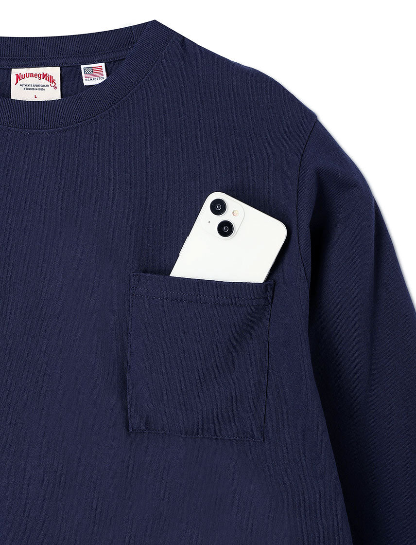 
                  
                    【NUTMEG MILLS】美國棉質 口袋長袖T恤
                  
                