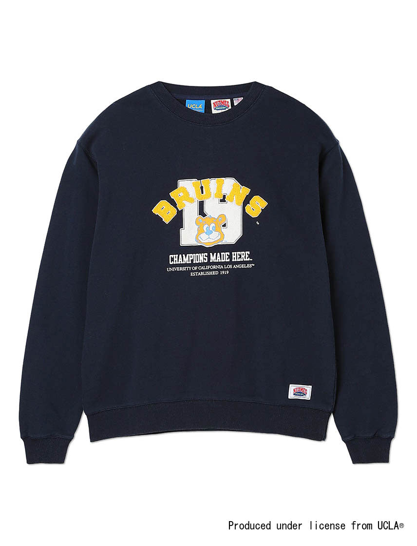 【U馬之介 様購入】FR2ゴルフ アーム刺繍 胸刺繍ロゴ クリーム スウェット UCLA サガラ刺繍ロゴトレーナー｜NUTMEG(ナツメグ)公式オンライン