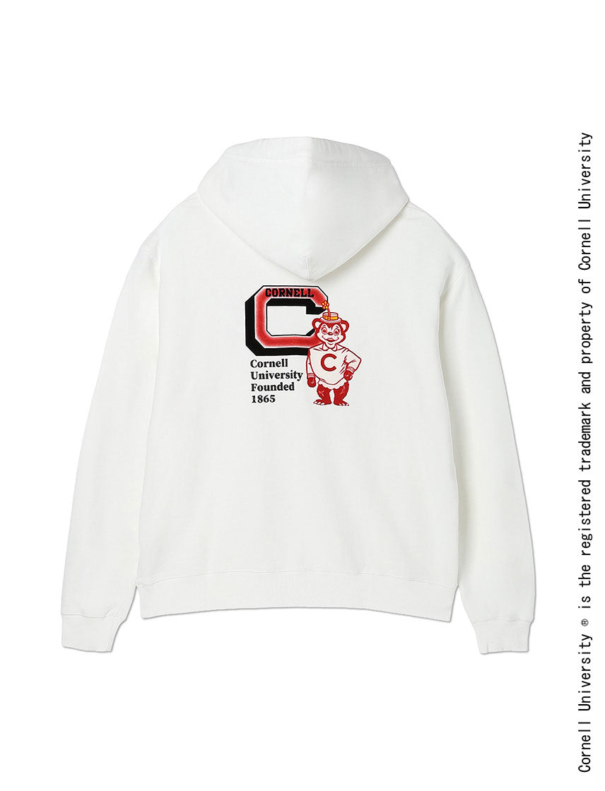 
                  
                    CORNELL 静電フロッキーロゴ プルパーカー
                  
                