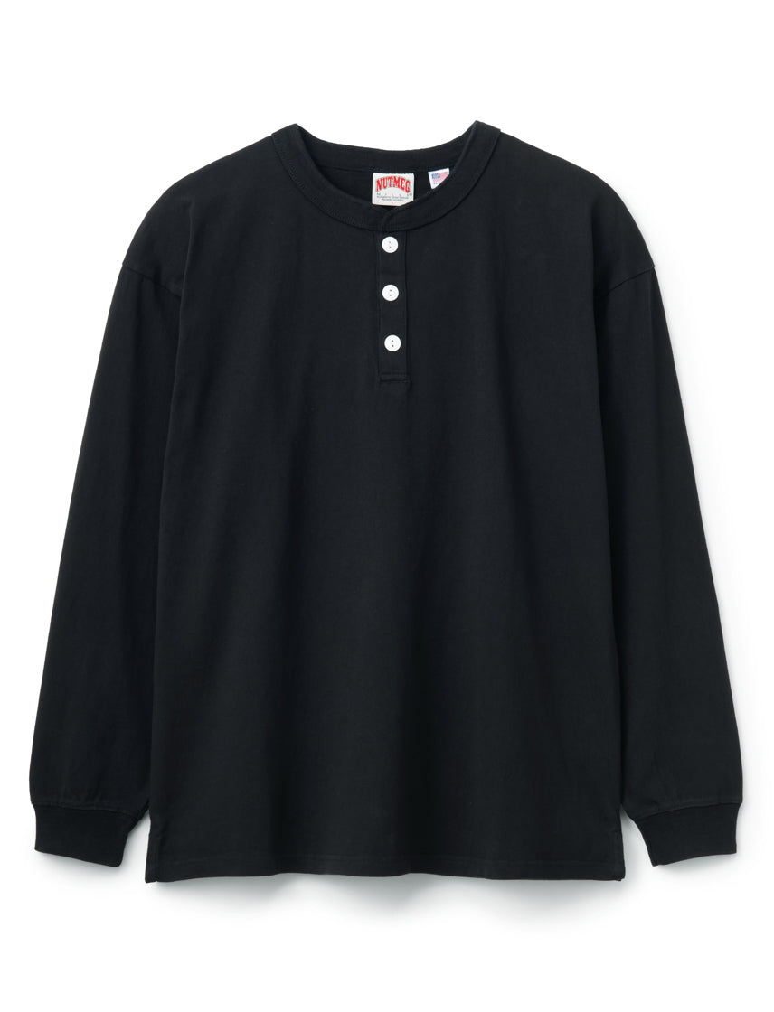 
                  
                    【NUTMEG MILLS】USAコットン ヘンリーネック ロンT
                  
                