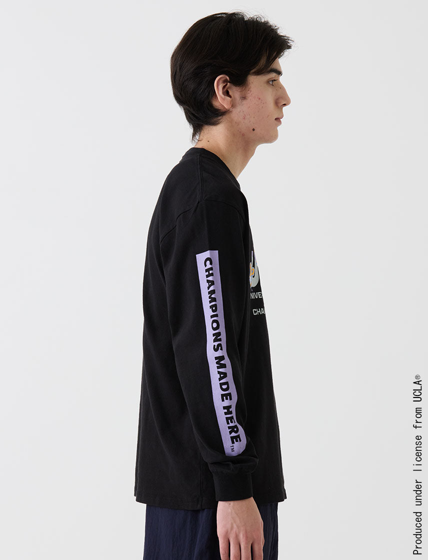 
                  
                    UCLA CHAMPIONS MADE HERE 袖プリント ロン T
                  
                
