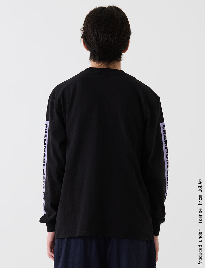 
                  
                    UCLA CHAMPIONS MADE HERE 袖プリント ロン T
                  
                