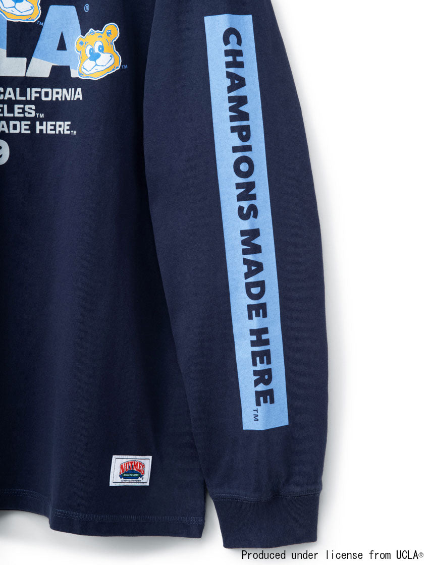 
                  
                    UCLA CHAMPIONS MADE HERE 袖プリント ロン T
                  
                