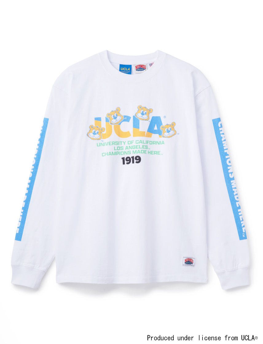 
                  
                    UCLA CHAMPIONS MADE HERE 袖プリント ロン T
                  
                