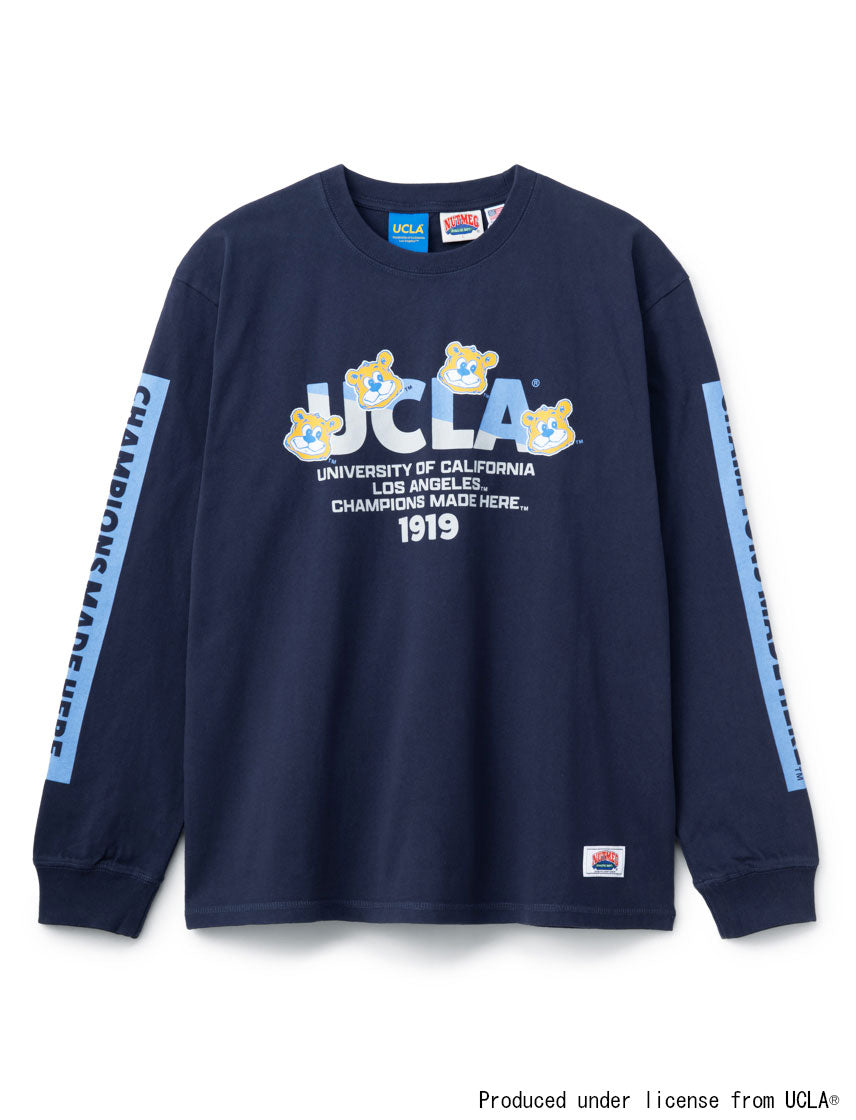 
                  
                    UCLA CHAMPIONS MADE HERE 袖プリント ロン T
                  
                