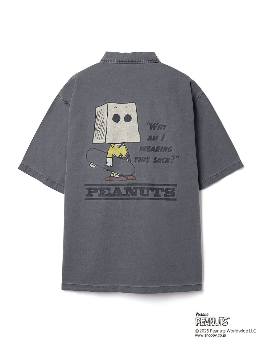 
                  
                    PEANUTS ミリタリー半袖シャツ
                  
                