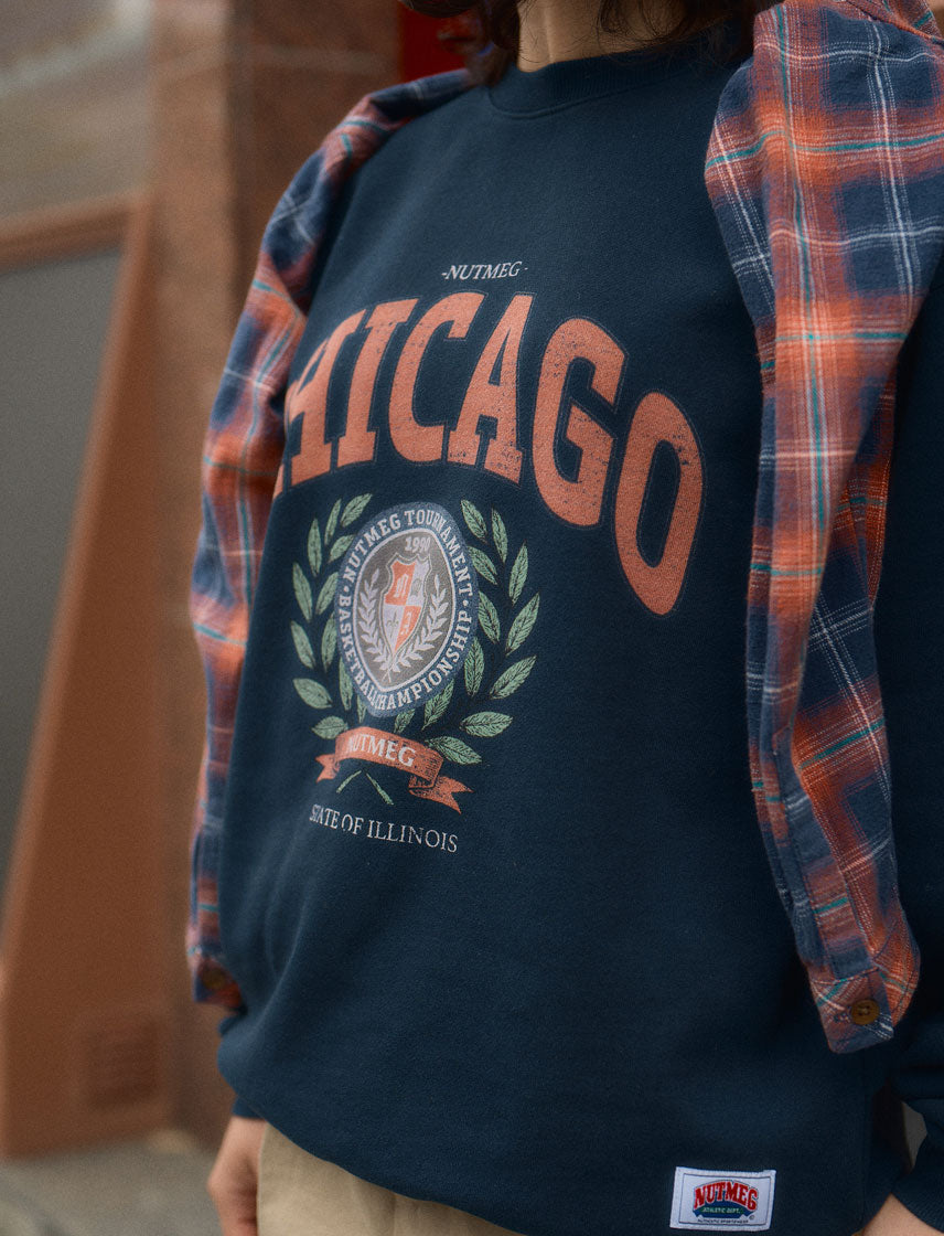 
                  
                    CHICAGO カレッジロゴトレーナー
                  
                