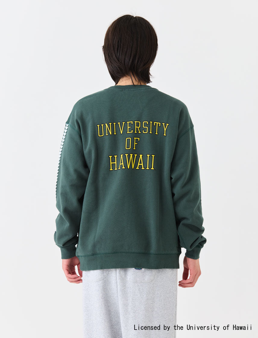 ハワイのブランドの長袖ウエット ハワイ大学 エンブレム トレーナー｜NUTMEG(ナツメグ)公式オンライン